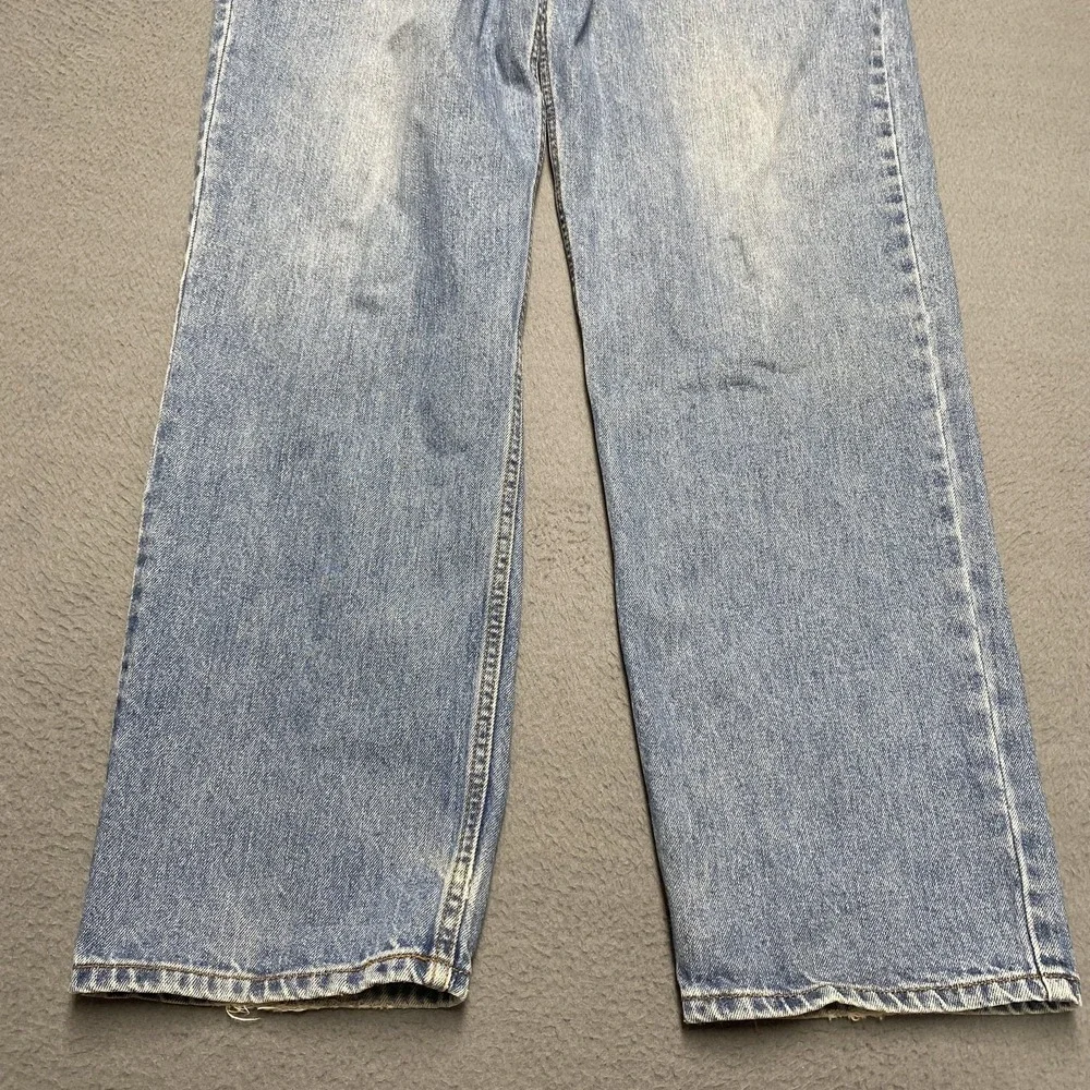 VTG Levis‎ 550 Jeans Mens 38x32 Blue Relaxed Tapered Denim Light Wash y2k - Picture 4 of 14